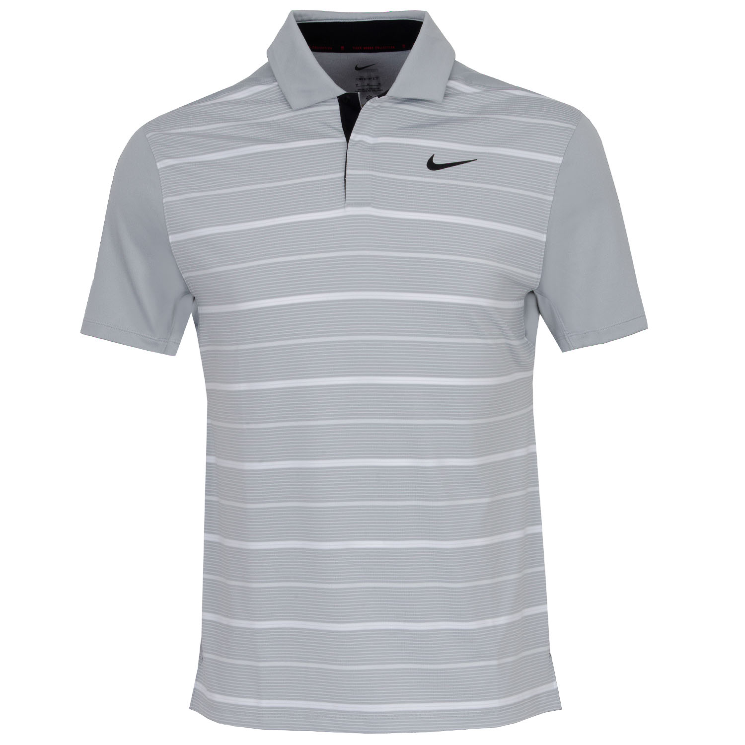 Nike men's tiger woods 2025 dry stripe golf polo